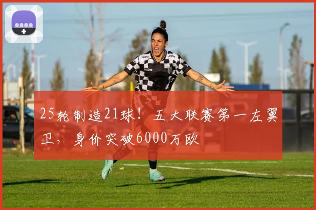 25轮制造21球!五大联赛第一左翼卫,身价突破6000万欧